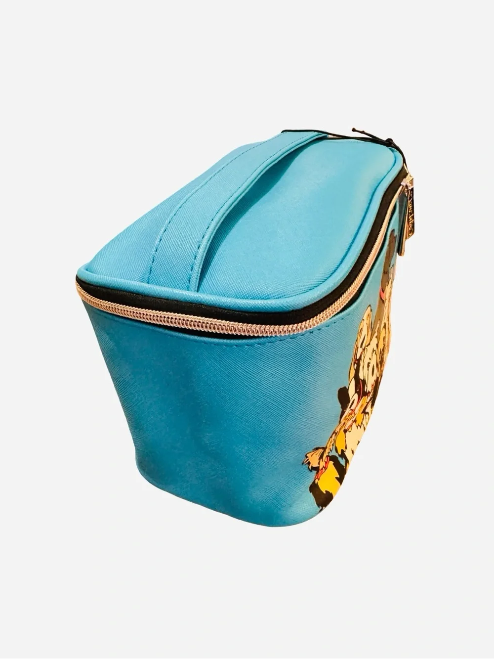 Marc Tetro Blue Dog Print Cosmetic Case NWT